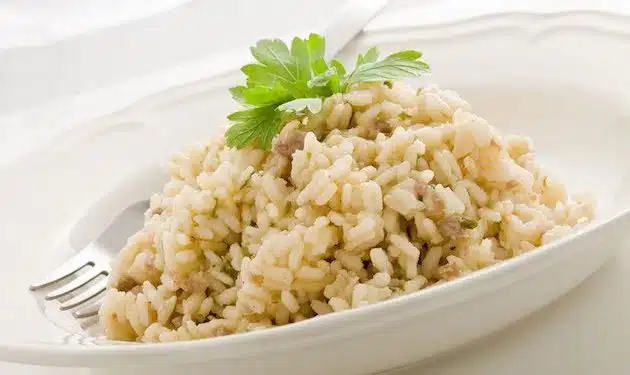 risotto con salsiccia fresca