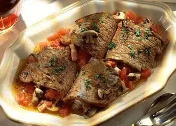 scaloppine funghi pancetta