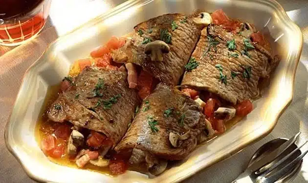 scaloppine funghi pancetta