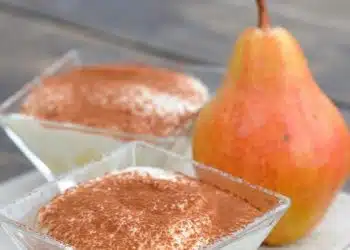 tiramisu ricotta e pere