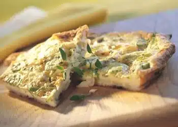 frittata rustica porri ed emmental