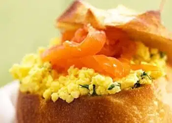 bigne salmone uova