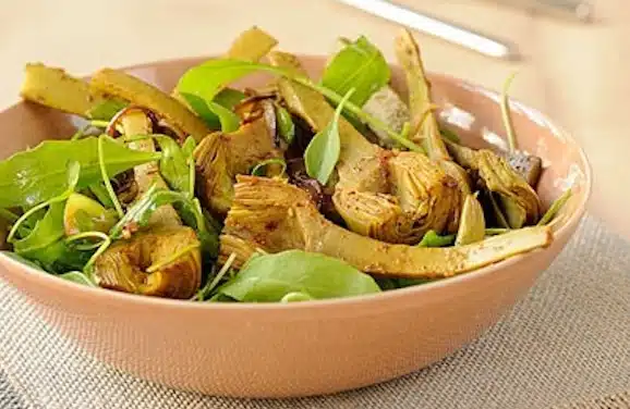 carciofi piccanti in padella