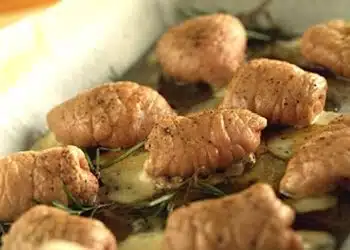 involtini vitella robiola e rosmarino