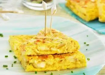 frittata con il merluzzo surgelato