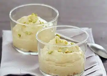 mousse di ricotta con i pistacchi