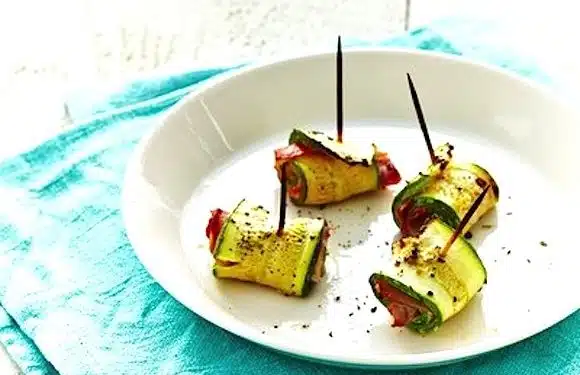 involtini zucchine prosciutto gratinati al forno