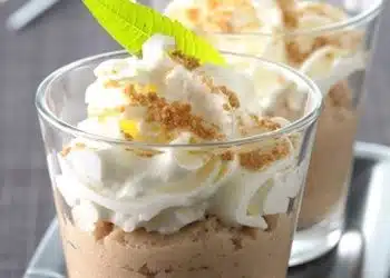mousse di castagne e amaretti