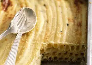 pasta in bianco gratinata