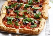 Torta salata salame e pomodori senza formaggio torta salata con salame