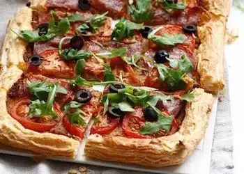 torta salata con salame