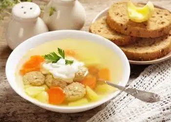 zuppa con polpette