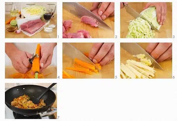 ricette al wok maiale e verdure 