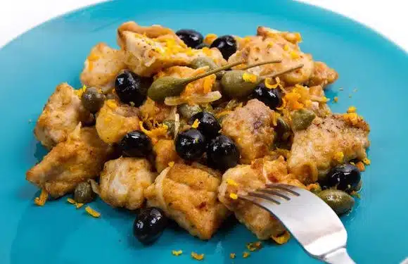 pesce spada olive capperi