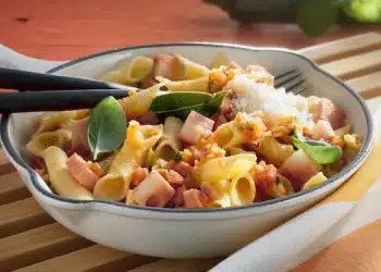 pasta facile con mortadella