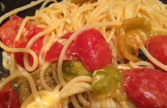 pasta pomodori verdi