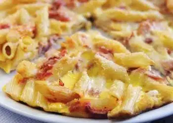 frittata di pasta corta
