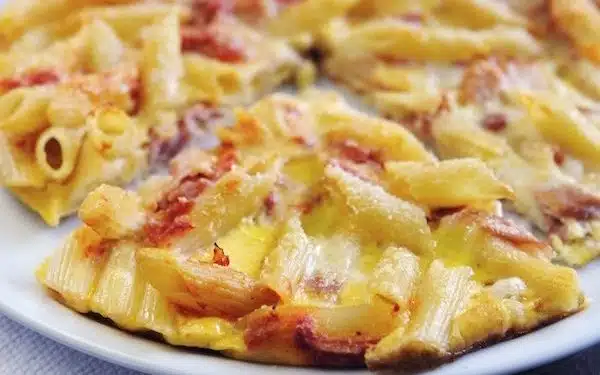 frittata di pasta corta