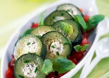 Zucchine ripiene di ricotta