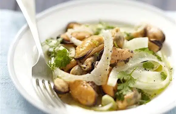 cozze finocchi insalata