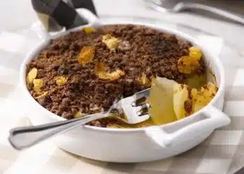 crumble cioccolato pere ricetta veloce
