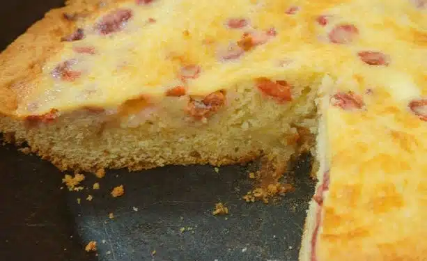 dolci senza forno torta ciliegie in padella