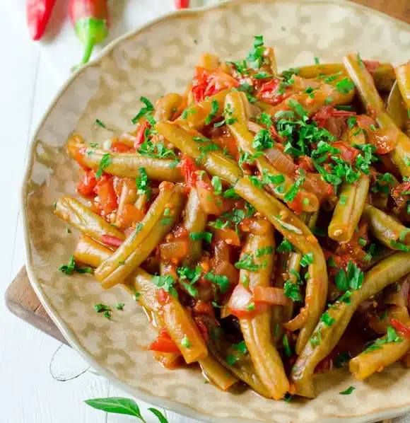 cucina-libanese-ricette-fagiolini-e-pomodoro