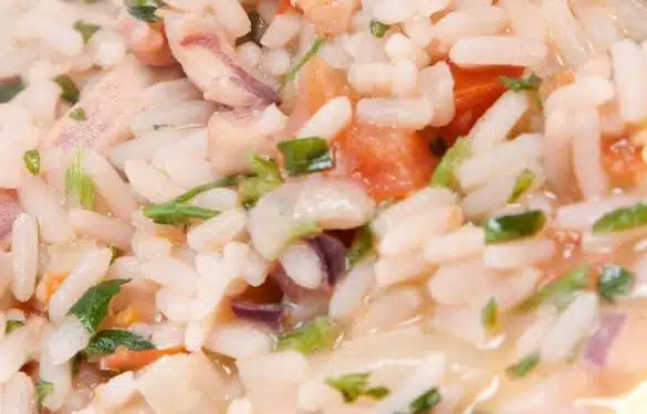 risotto estivo caldo ricetta