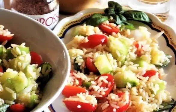 insalata di riso estiva light
