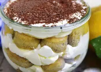 tiramisù estivo facile al limone