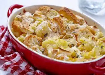 sformato di porro cavolo pane e formaggio