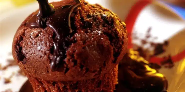 muffin al doppio cioccolato