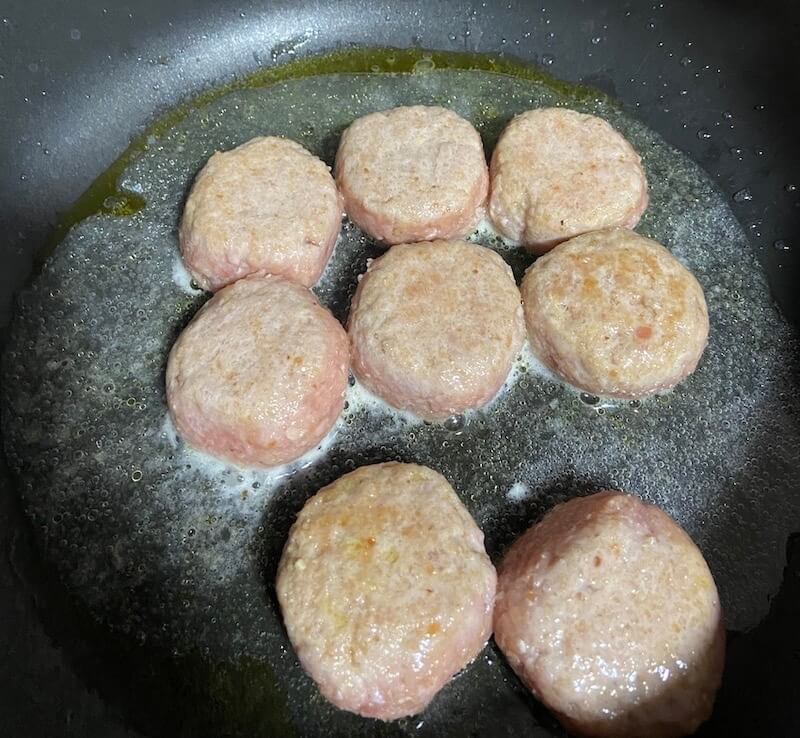 preparazione spaghetti con polpette ricetta