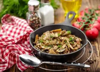 funghi al tegame