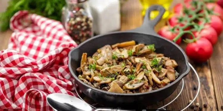funghi al tegame