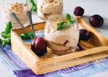 dessert prugne yogutr panna biscotti