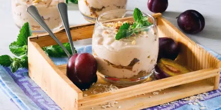 dessert prugne yogutr panna biscotti
