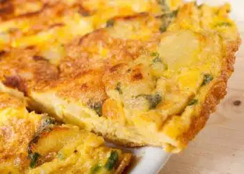 frittata con patate cotte lesse avanzate