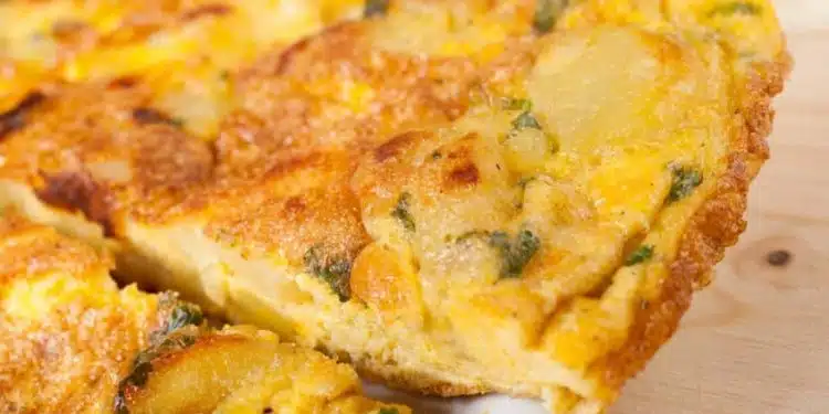 frittata con patate cotte lesse avanzate