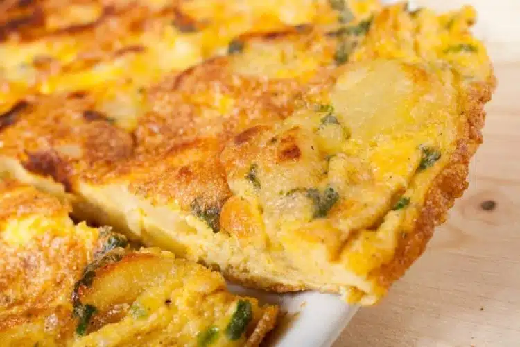 frittata con patate cotte lesse avanzate