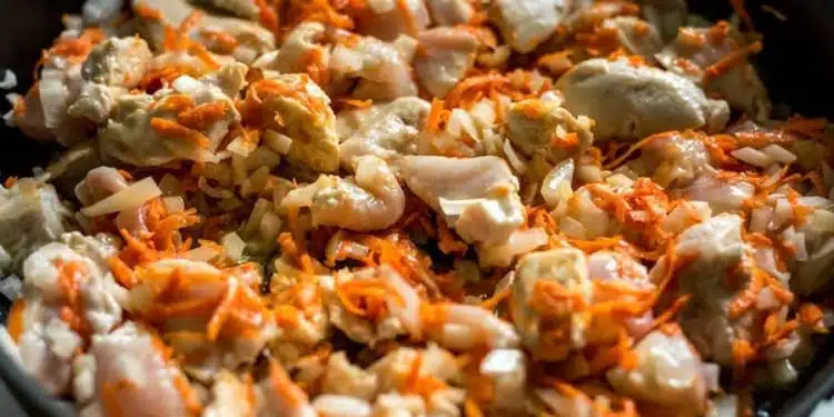 straccetti di pollo carote e limone