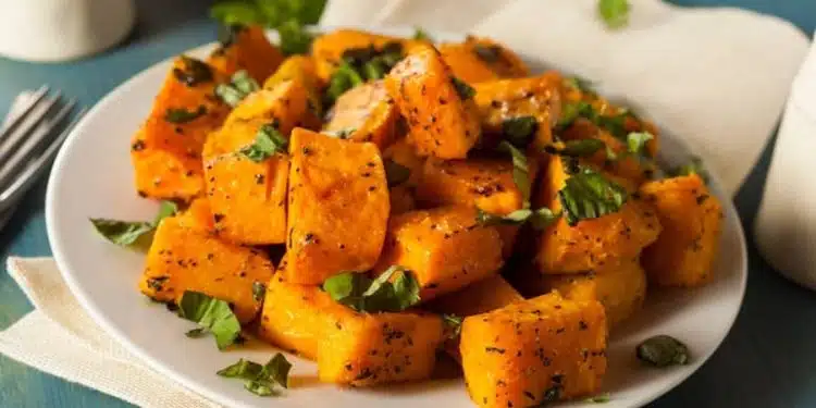 zucca in padella menta aceto