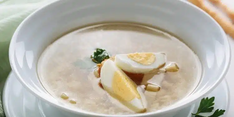 zuppa invernale pollo uova