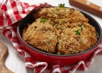 Cosce disossate di pollo al forno panate
