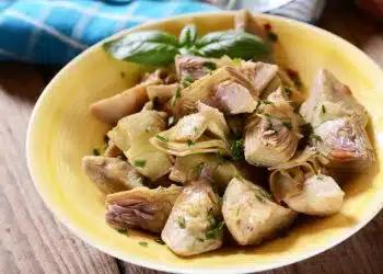 Carciofi lessi in padella