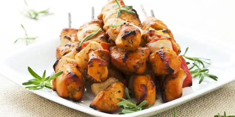 spiedini di tacchino e rosmarino