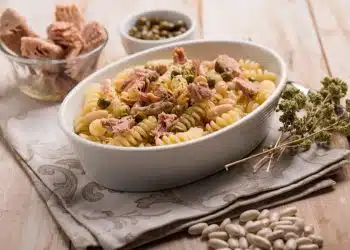 pasta fredda tonno cannelini origano