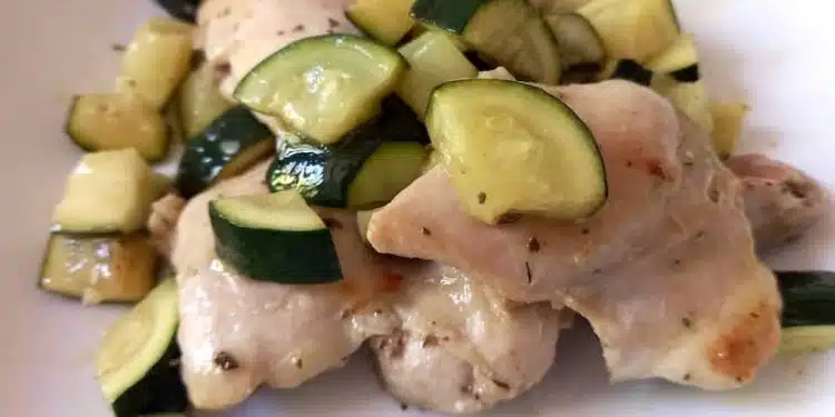 sovracosce pollo in padella e zucchine veloci