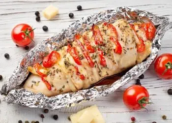 petto di pollo ripieno formaggio e pomodorini