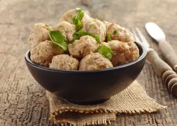 polpette di maiale al vino